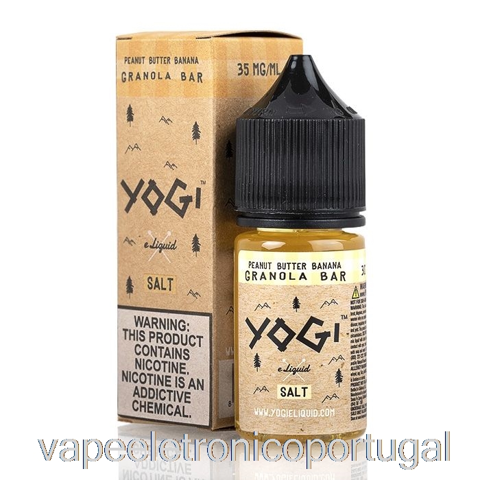 Vape Eletronico Barra De Granola De Banana Com Manteiga De Amendoim - Yogi Salts E-liquid - 30ml 50mg Promo